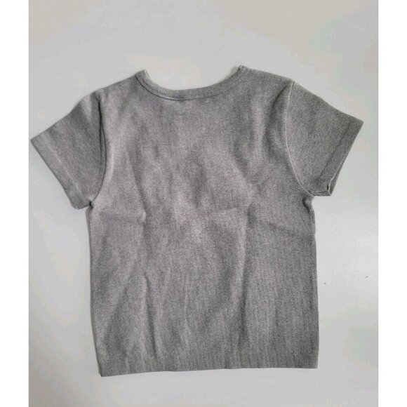 Gilly Hicks by Hollister Ribbed Stretch Tee Cropped Size M NEW - Picture 3 of 4